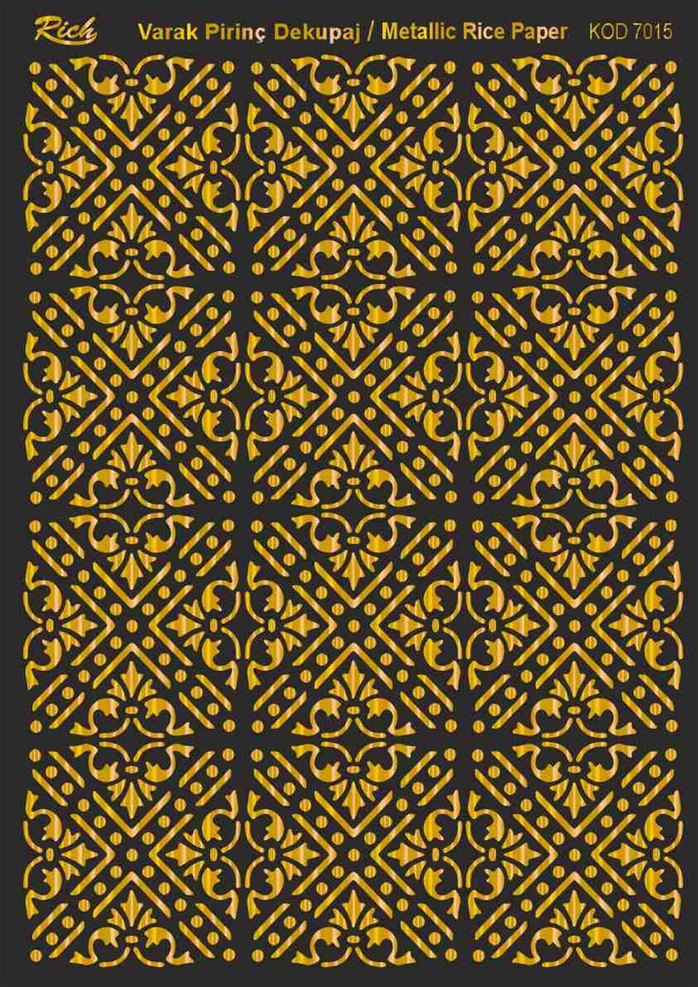 Rich 29x42cm Varak Dekopaj Kağıdı - 7015