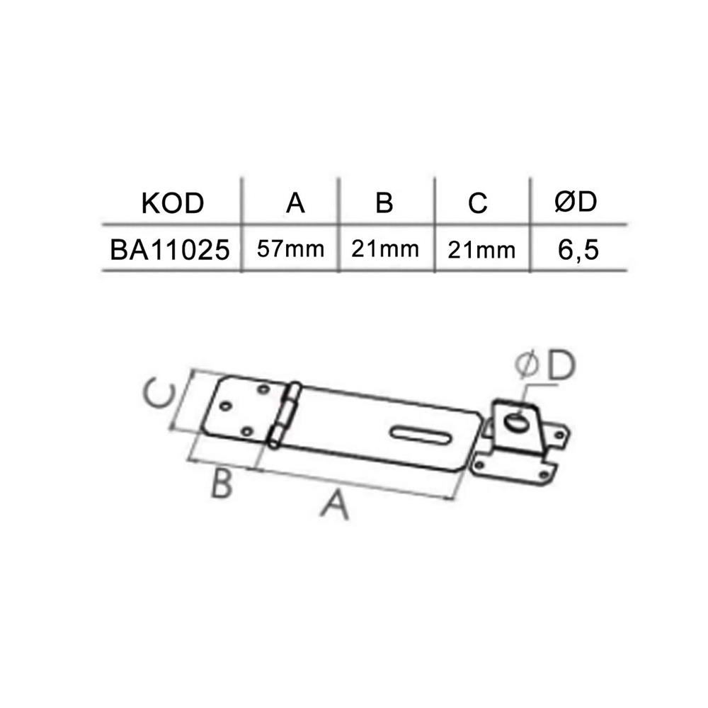 Sandık Askısı Kilidi