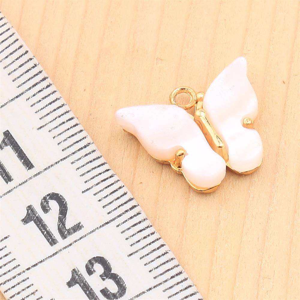 Sedefli Kelebek Takı Ucu