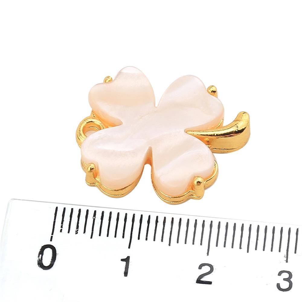 Sedefli Yonca Takı Ucu