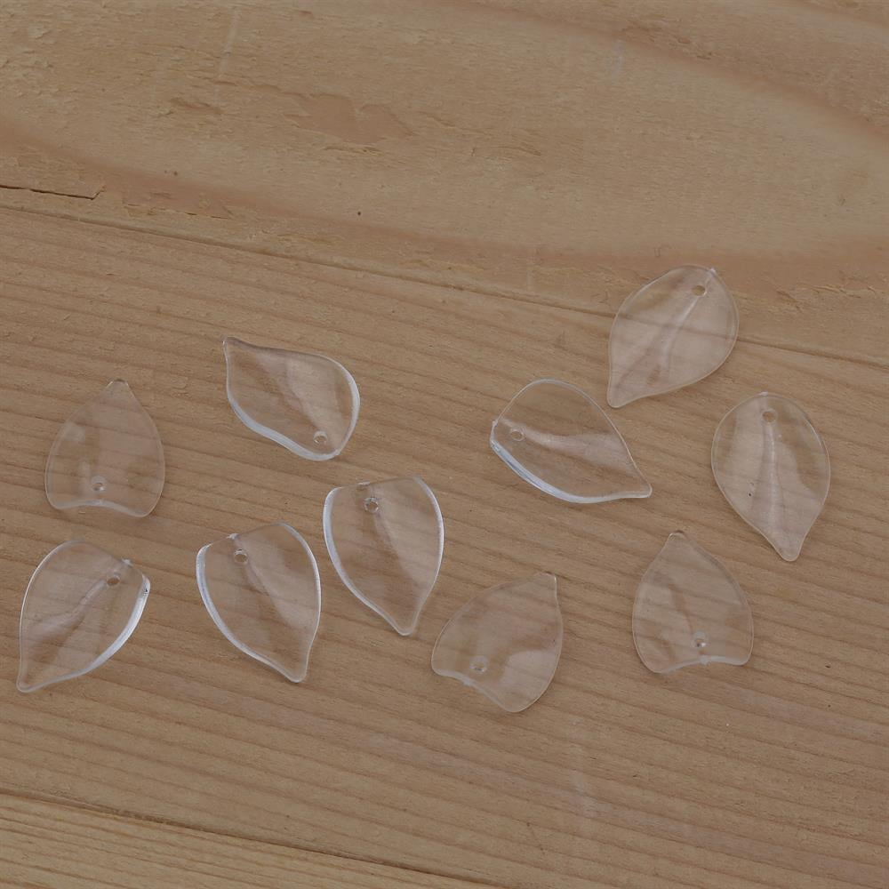 Şeffaf Yaprak İnci 10 Adet