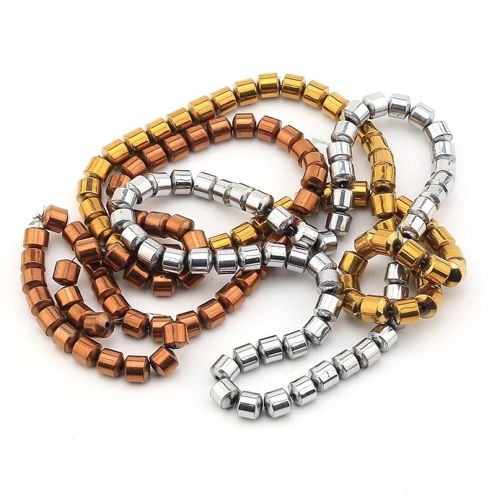 Silindir Hematit Taşı Boncuk