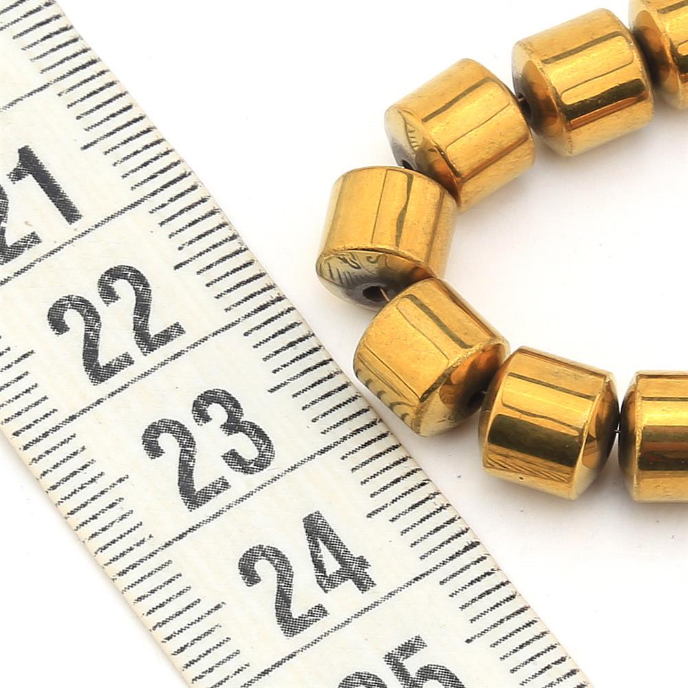 Silindir Hematit Taşı Boncuk