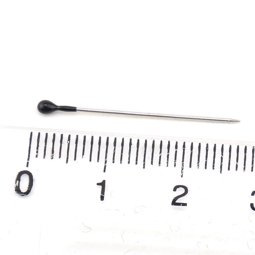 Siyah Mine Başlı Toplu İğne (50 Adet)