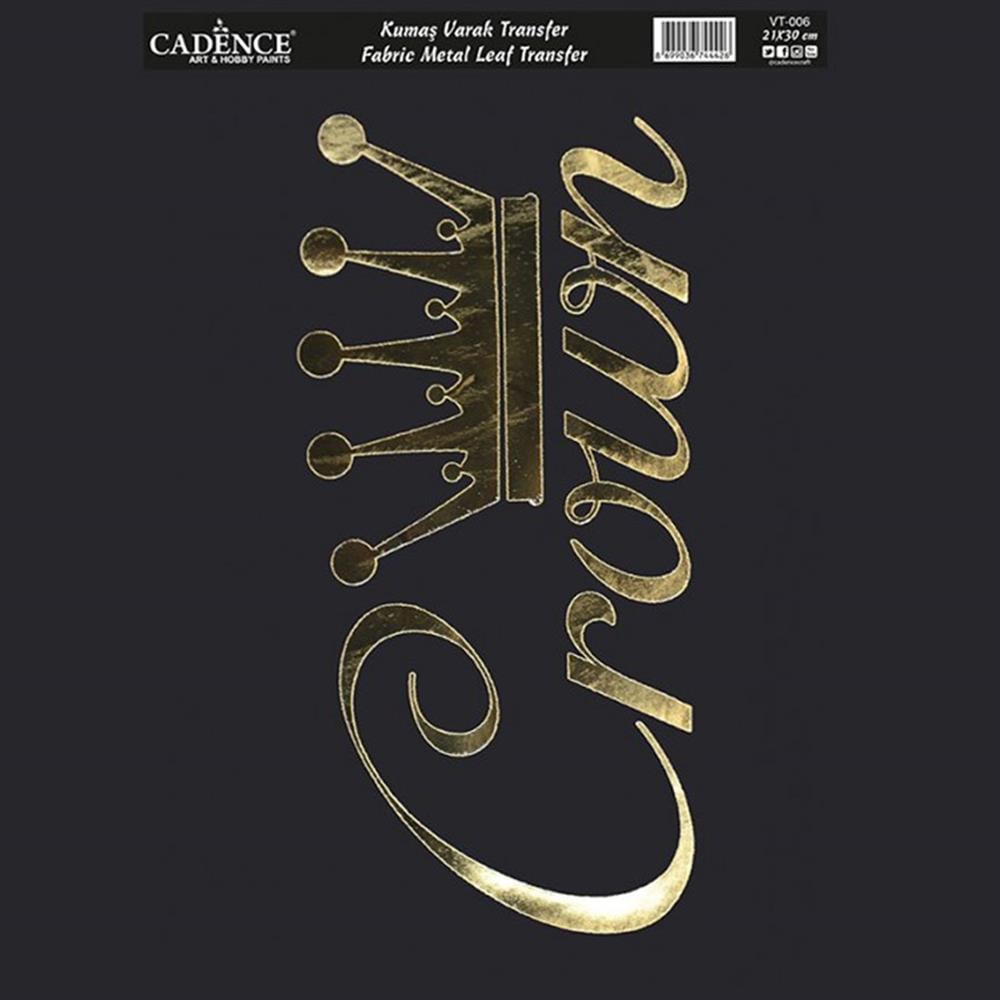 Taç Şeklinde Kumaş Varak Transfer