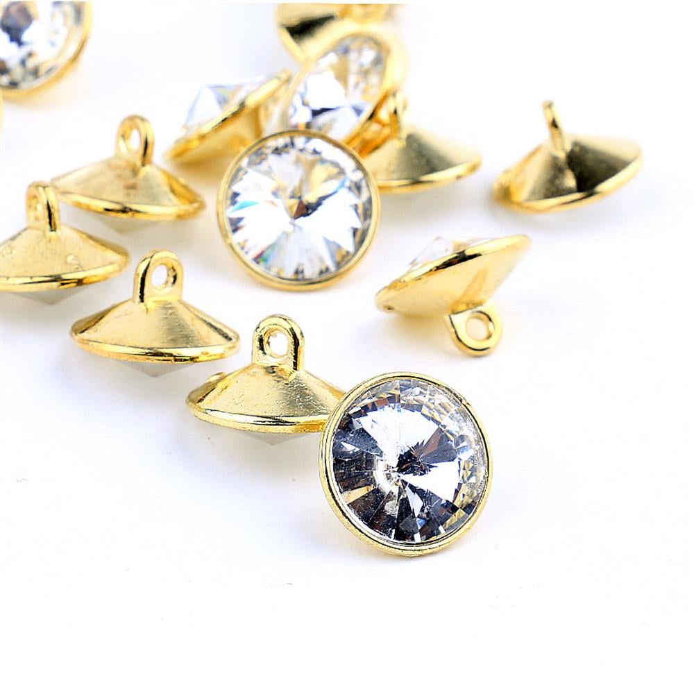 Tek Taşlı Metal Dikme Düğme