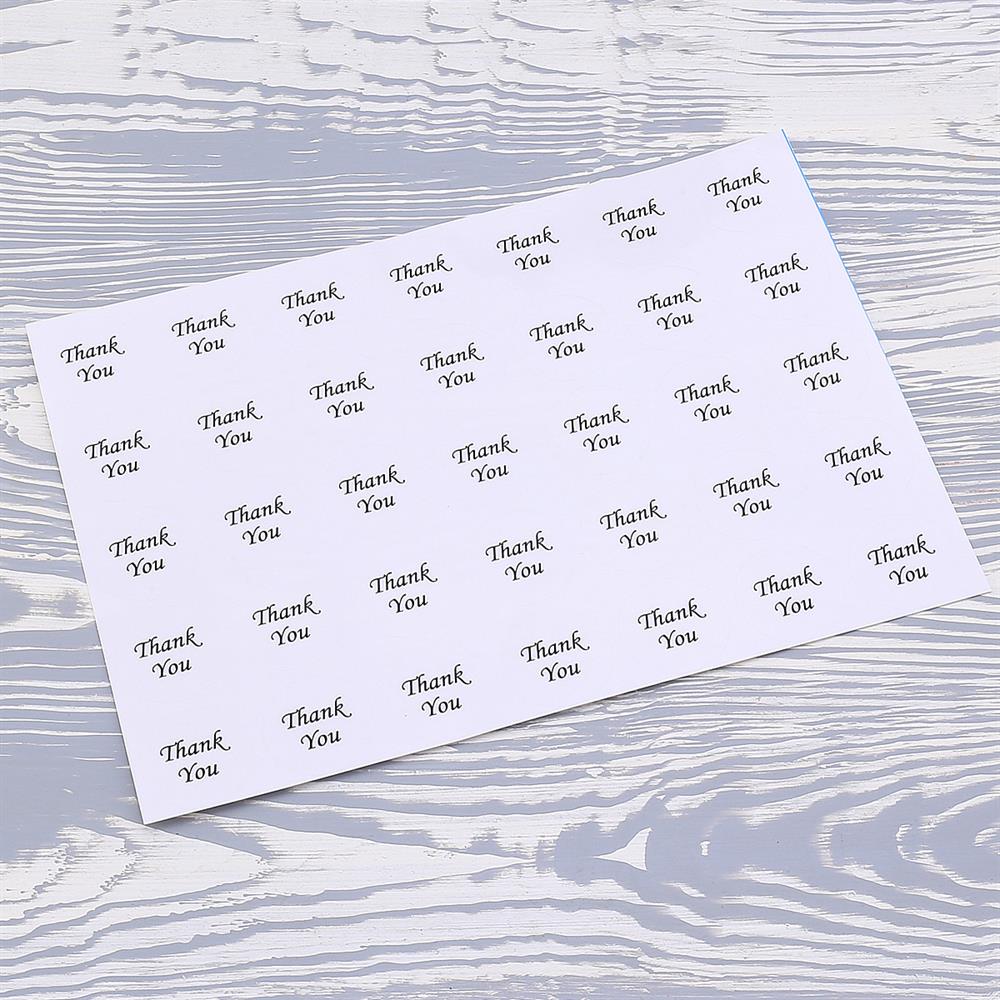 Thank You Şeffaf Sticker