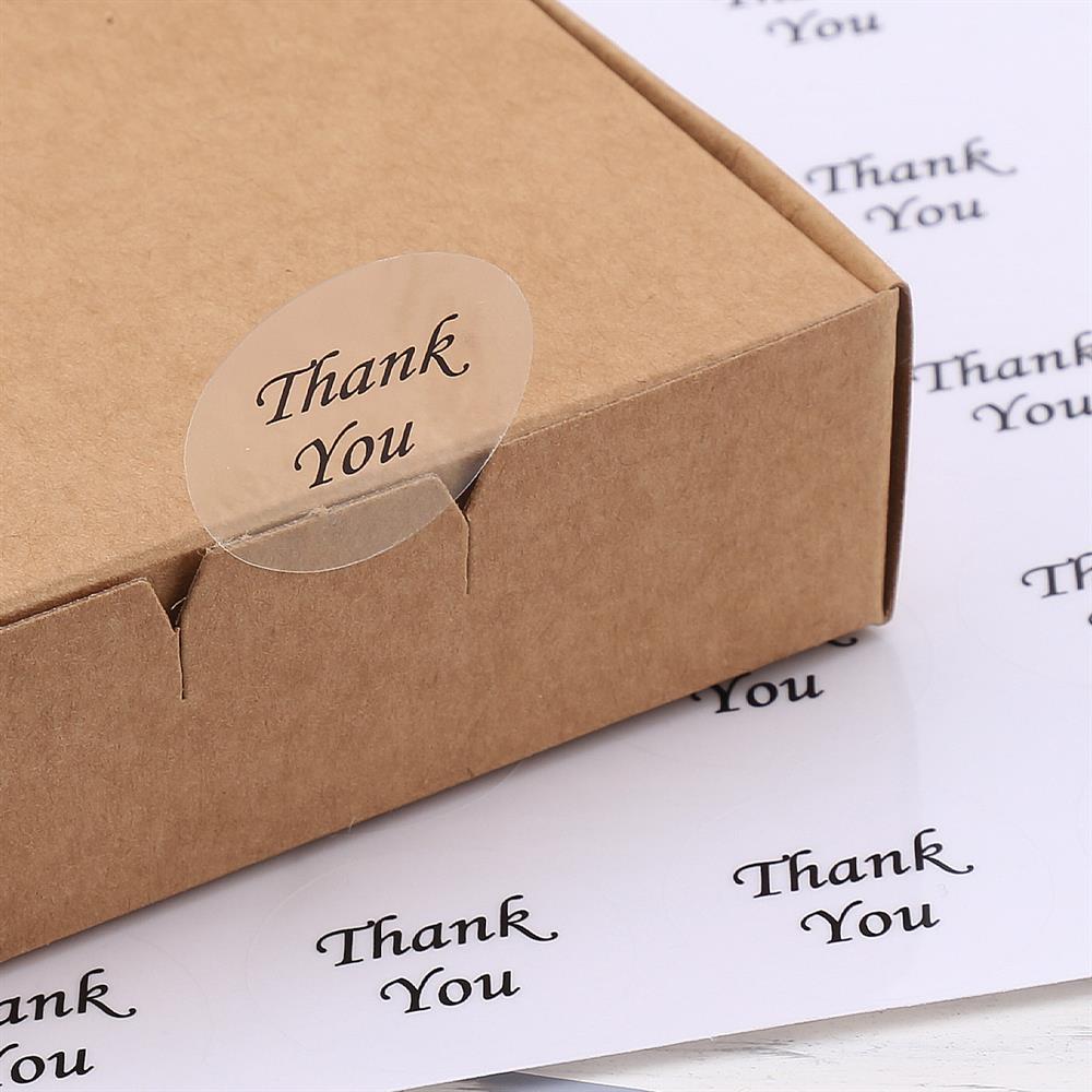 Thank You Şeffaf Sticker