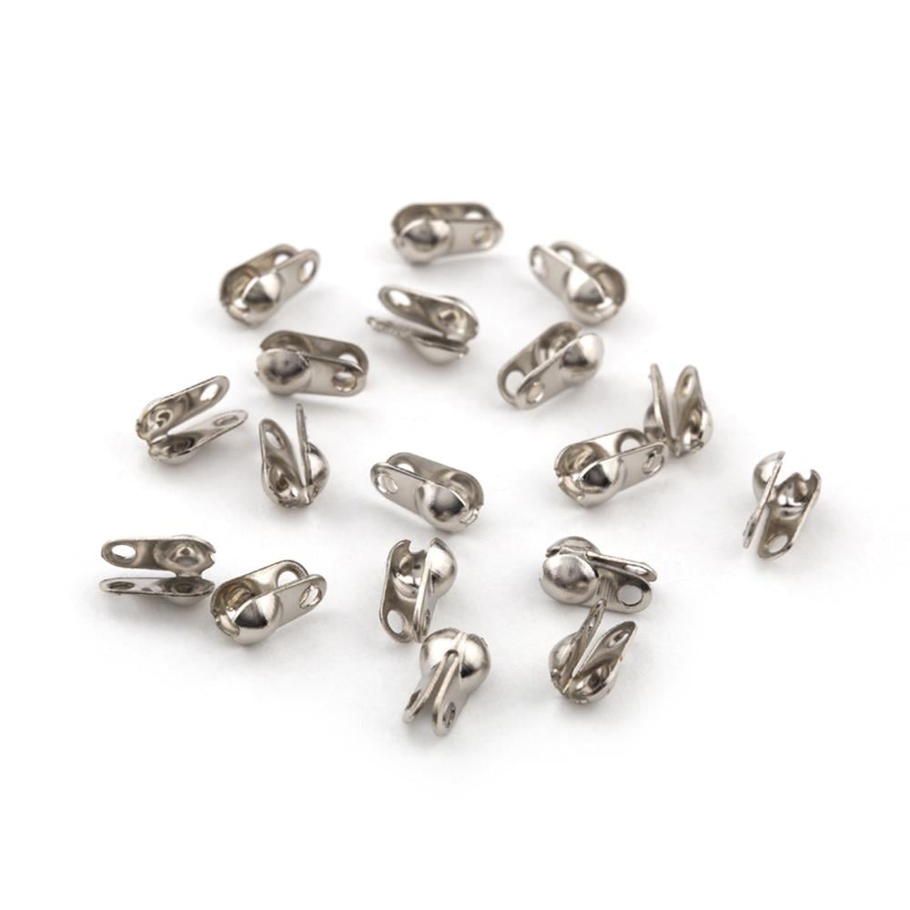 Top Zincir ve Bit Midye Kapama Gümüş (20 adet)