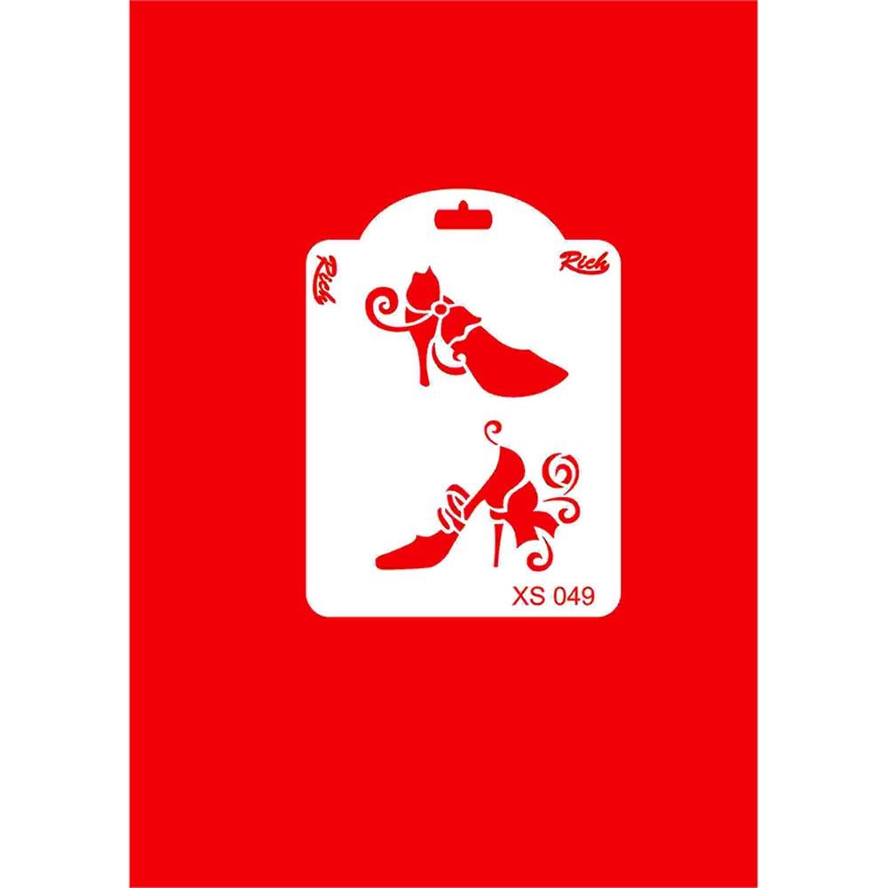 Topuklu Ayakkabı Stencil Küçük - Rich XS-049