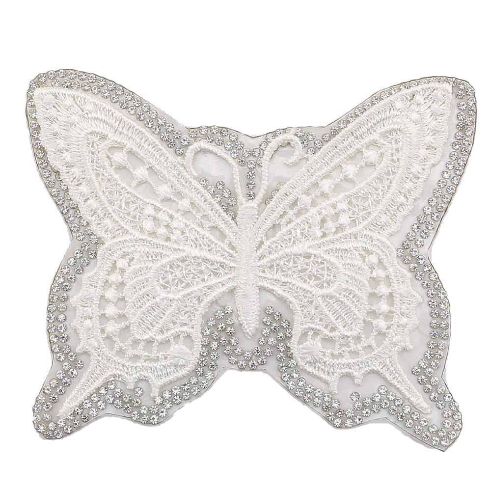 Ütüyle Yapışan Kelebek Nakış Aplik