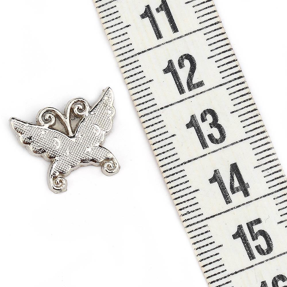 Ütüyle Yapışan Metal Kelebek 10 adet