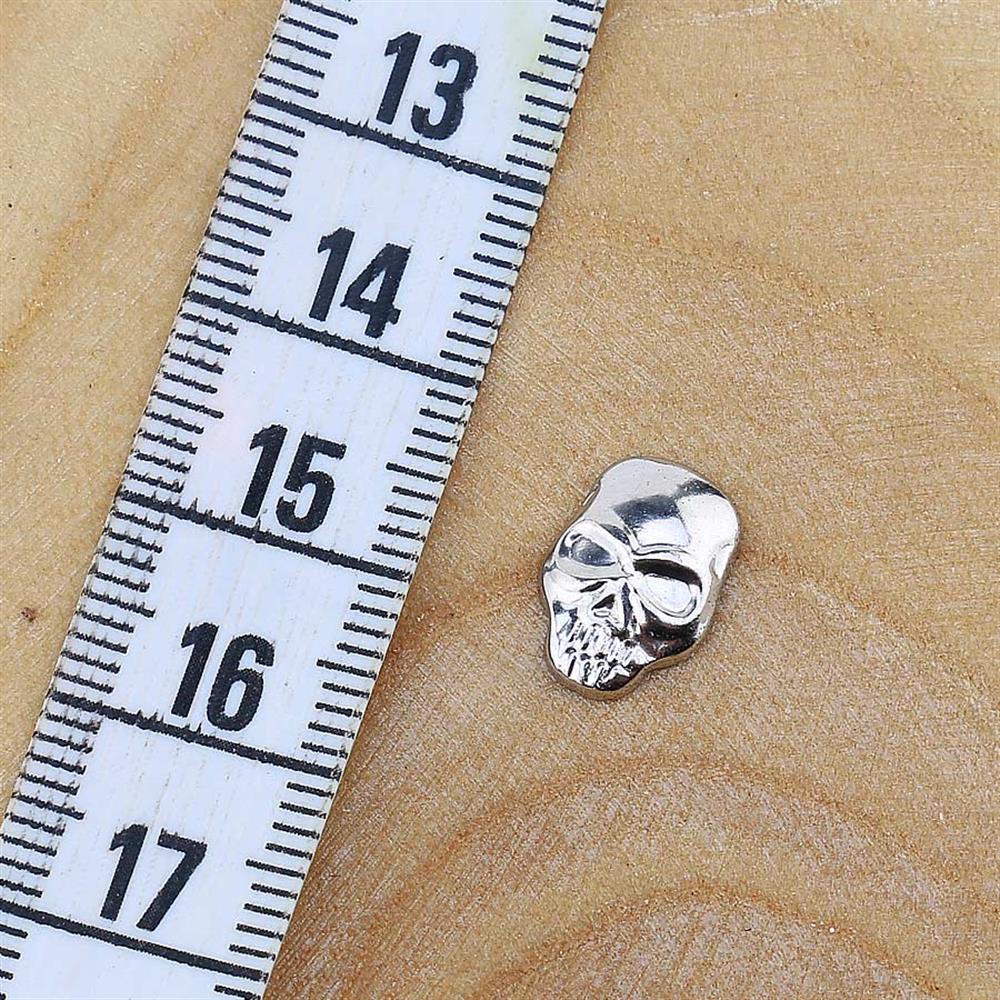 Ütüyle Yapışan Metal Kuru Kafa (20 Adet) 