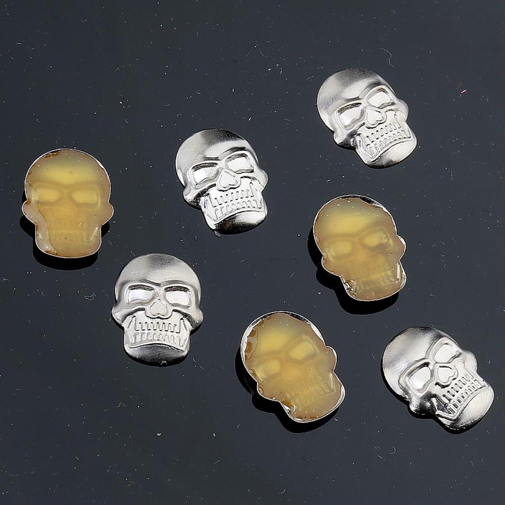 Ütüyle Yapışan Metalik Kuru Kafa (20 Adet) 