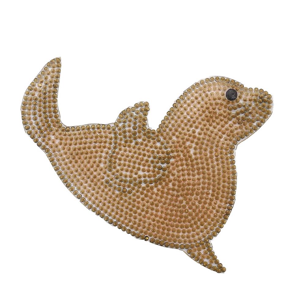 Ütüyle Yapıştırılabilen Fok Balığı Motif Aplik