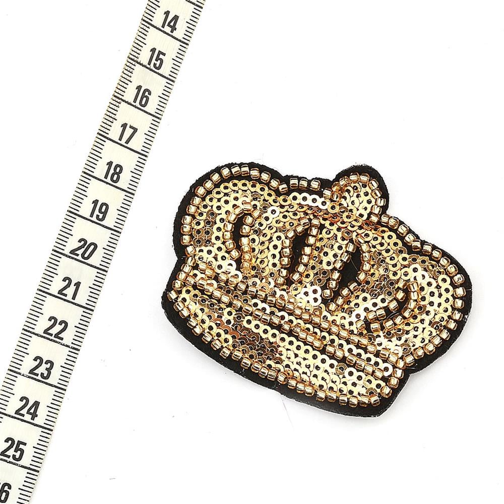 Ütüyle Yapıştırılabilen Taç Aplike