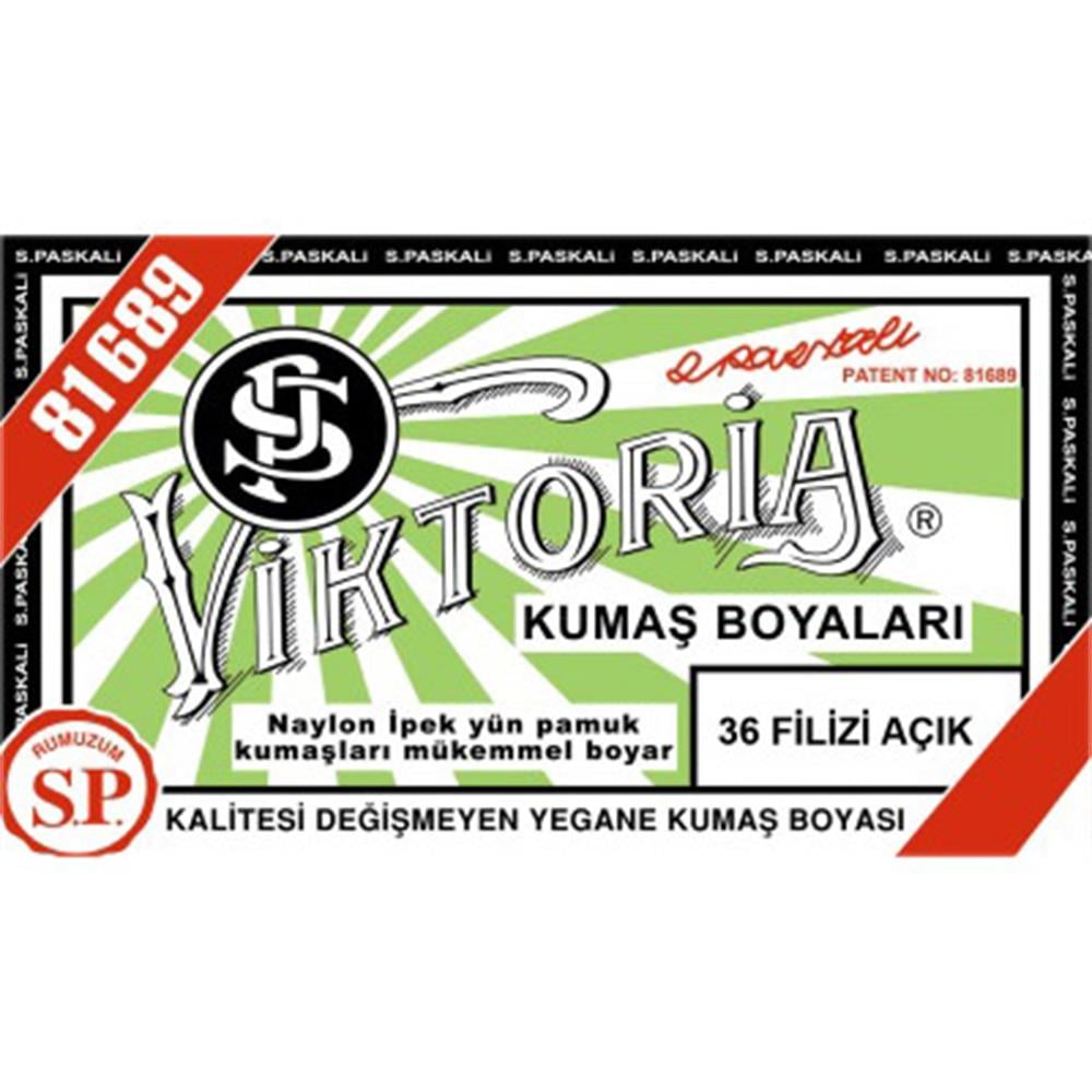 Viktoria Toz Kumaş Boyası 36 Filizi Açık