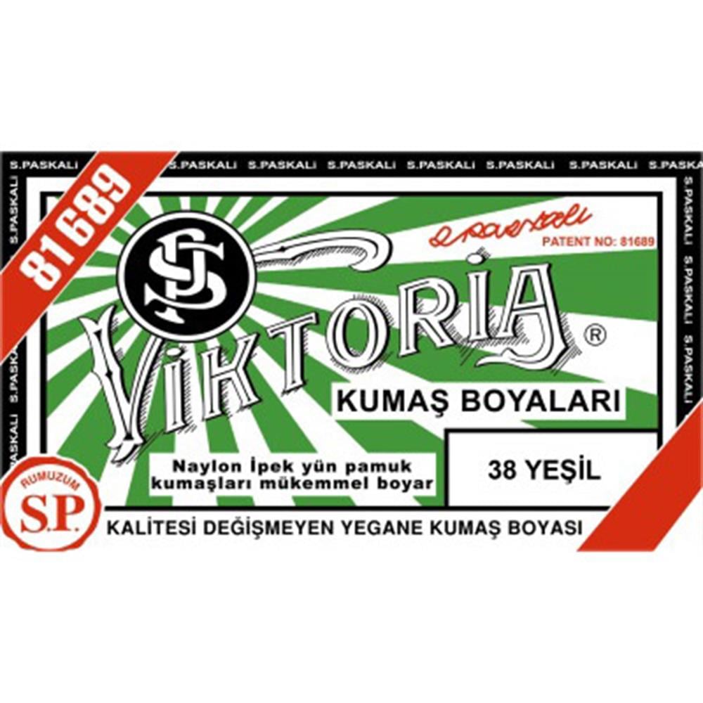 Viktoria Toz Kumaş Boyası 38 Yeşil