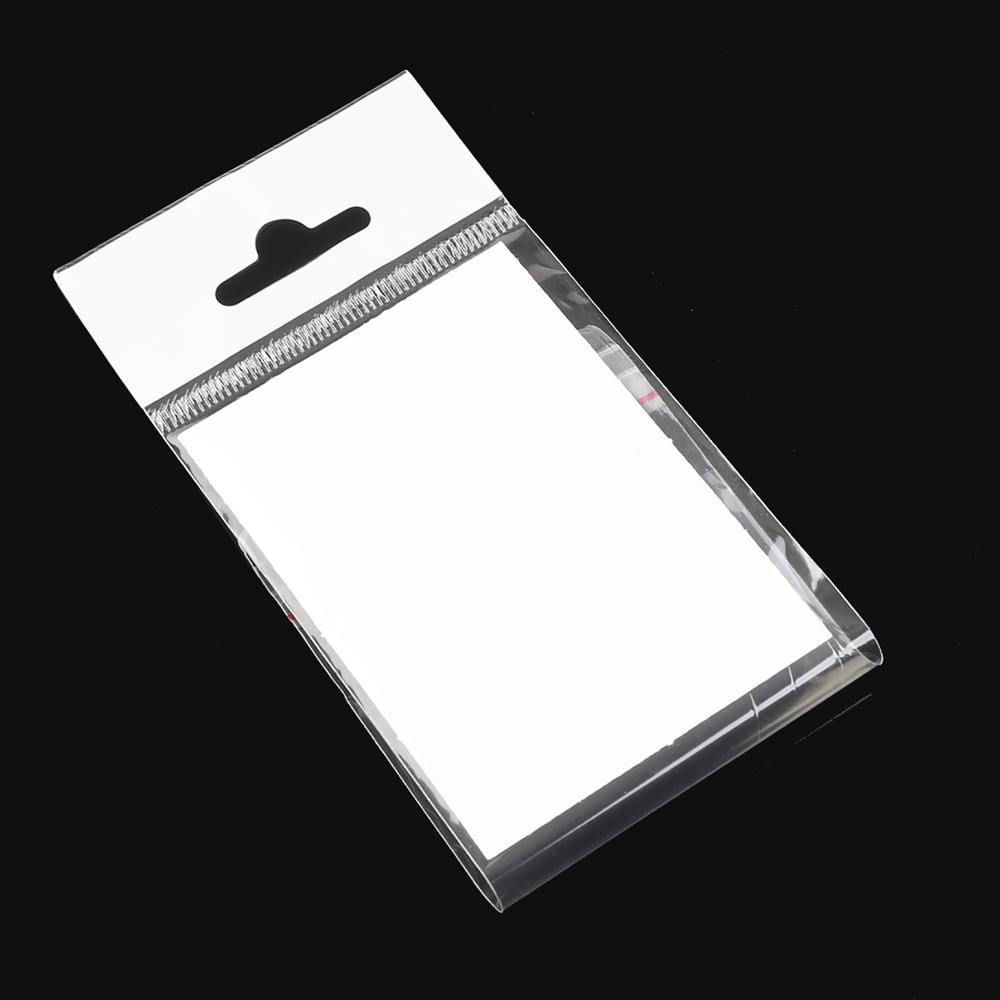 Yapışkanlı Askılı Şeffaf Jelatin Poşet 7 cm X 20 cm