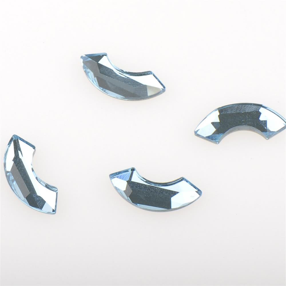 Yarım Daire Kristal Taş (10 Adet)