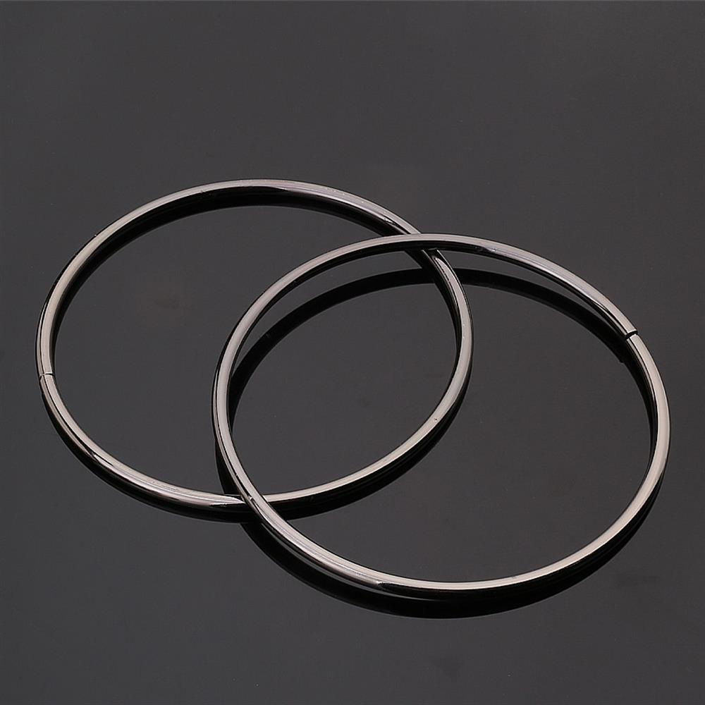 Yuvarlak Metal, Çanta Sapı Halka Nikel