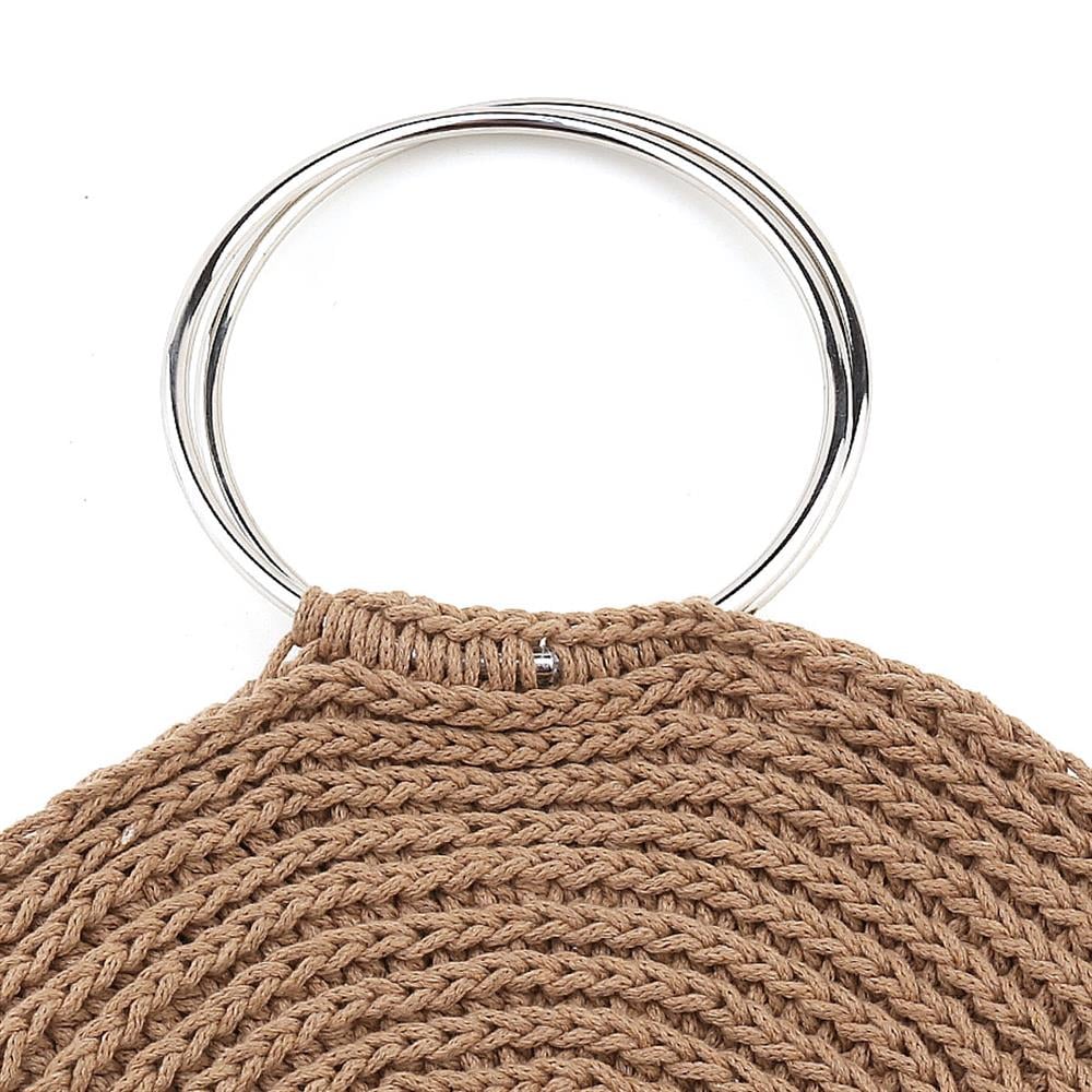 Yuvarlak Metal, Çanta Sapı Halka Nikel