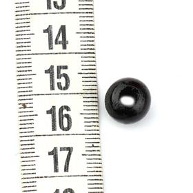 1 cm Ahşap Boncuk Yarım Kilo - Makrome Boncuğu