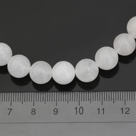 10 mm Beyaz Kuvars Taşı Boncuk