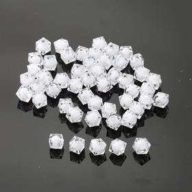 10 mm Beyaz Prizma Boncuk Çanta Boncuğu