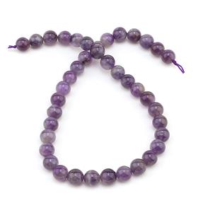 10 mm Doğal Ametist Taş Boncuk