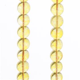 10 mm Doğal Citrine (Sitrin Taşı) Boncuk