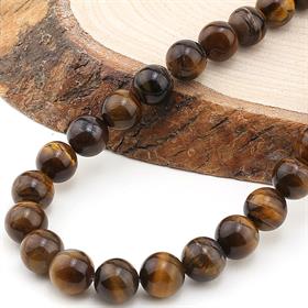 10 mm Doğal Kaplangözü Dizi Boncuk