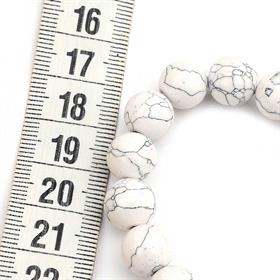 10 mm İmitasyon Havlit Taşı Boncuk