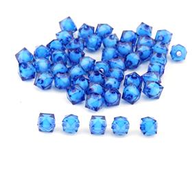 10 mm Mavi Prizma Boncuk - Çanta Boncuğu