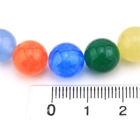 10 mm Mix Kuvars Taşı Boncuk