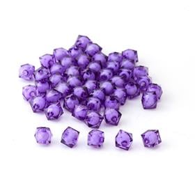 10 mm Mor Prizma Boncuk - Çanta Boncuğu