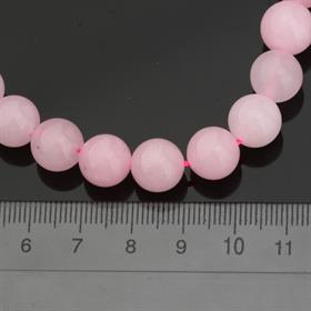 10 mm Pembe Kuvars Taşı Boncuk