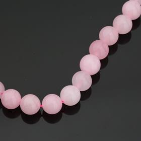 10 mm Pembe Kuvars Taşı Boncuk