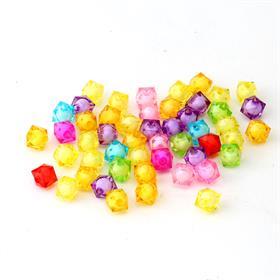 10 mm Prizma Boncuk Mix Çanta Boncuğu