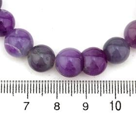 10 mm Sıkma Ametist Taşı Boncuk