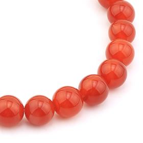 10 mm Turuncu Akik Taşı Boncuk