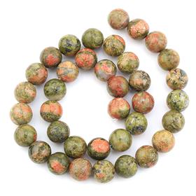 10 mm Unakit Taşı Boncuk