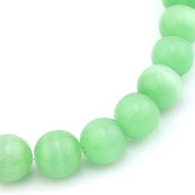 10 mm Yeşil Kedigözü Boncuk