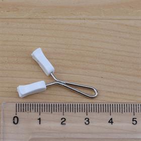 100 adet Beyaz Lale Uçlu Eşarp ve Şal Firketesi