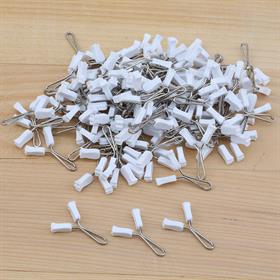 100 adet Beyaz Lale Uçlu Eşarp ve Şal Firketesi