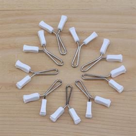 100 adet Beyaz Lale Uçlu Eşarp ve Şal Firketesi