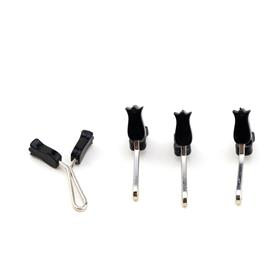 100 adet Siyah Lale Uçlu Eşarp ve Şal Firketesi