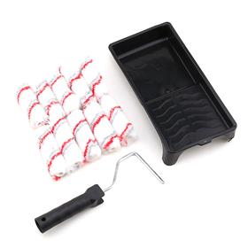 10lu Rulo Fırça Seti - Boyama Tavası Hediyeli 