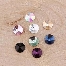 12 mm Konik Cam Taş (10 adet)