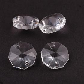 14 mm Octagon Delikli Avize Taşı